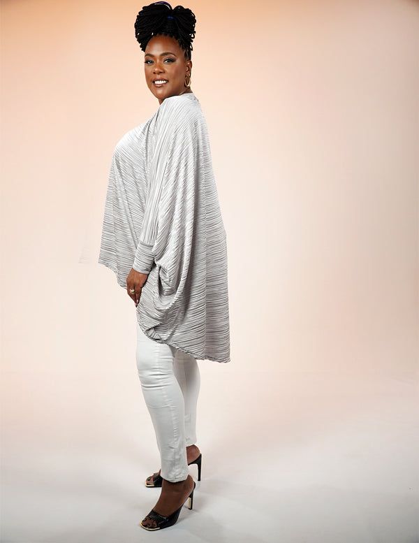 Carditop-SILVER PLEAT