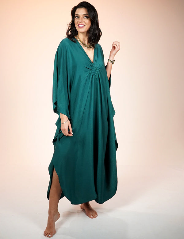 DIAMOND VACAY DRESS- PINE