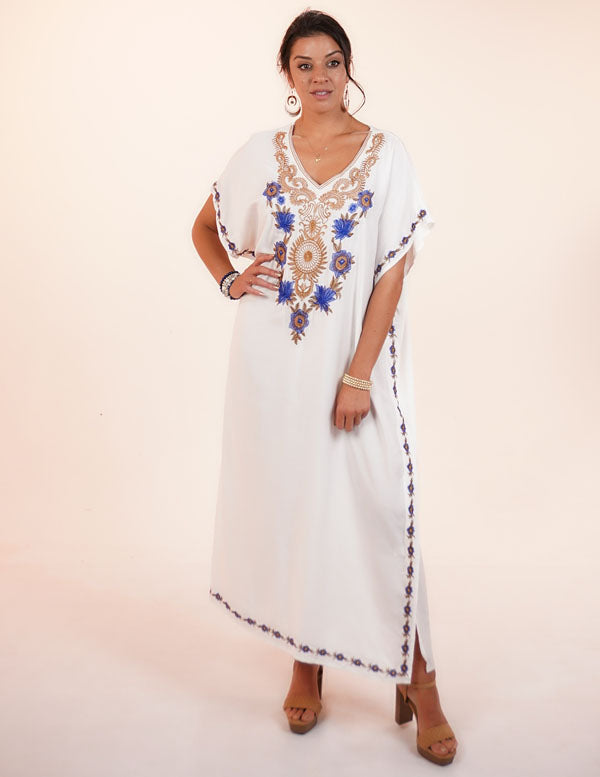 FRIDA KAFTAN- WHITE