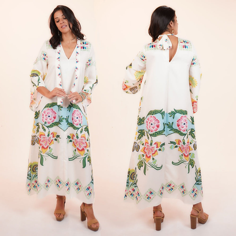 
                  
                    2 WAY TIE DRESS WHITE FLORAL
                  
                