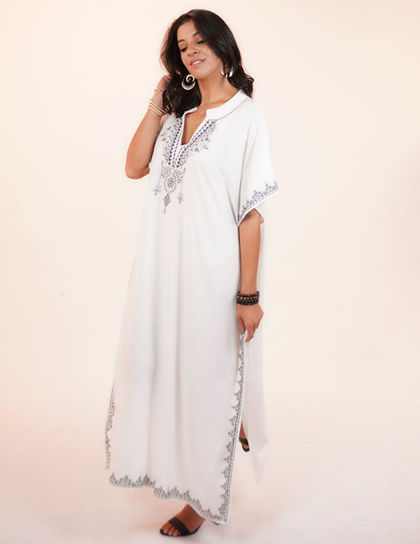 
                  
                    CIARO KAFTAN- WHITE
                  
                