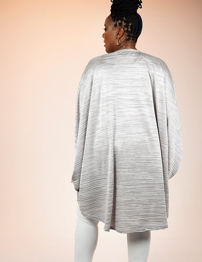 Carditop-SILVER PLEAT