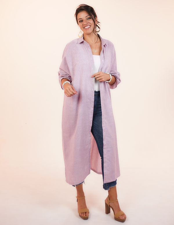 
                  
                    DAYTONA DUSTER- GRAY STRIPE
                  
                