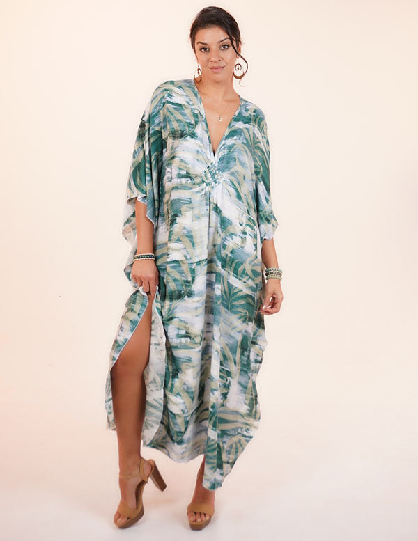 
                  
                    DIAMOND VACAY DRESS- GREEN ABSTRACT
                  
                