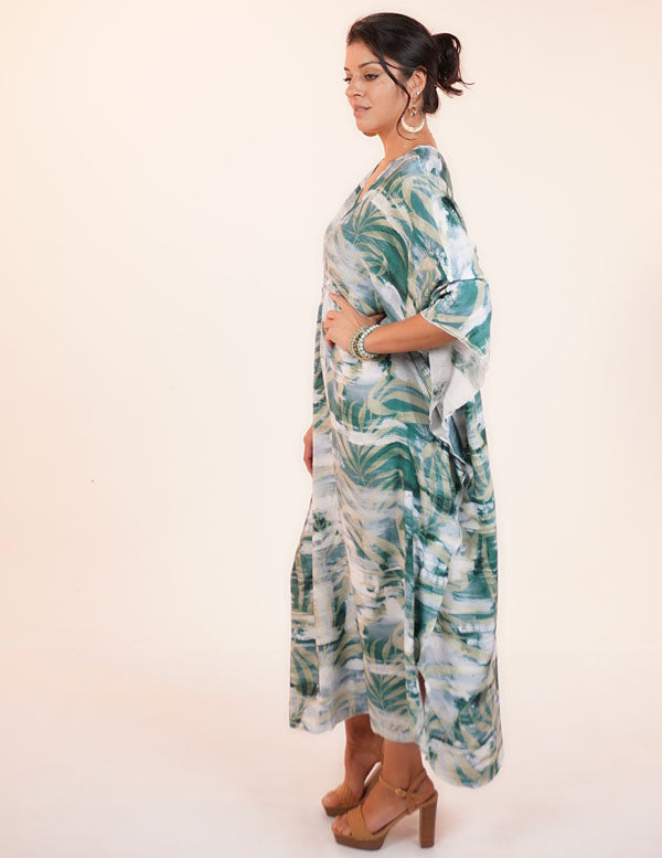 
                  
                    DIAMOND VACAY DRESS- GREEN ABSTRACT
                  
                