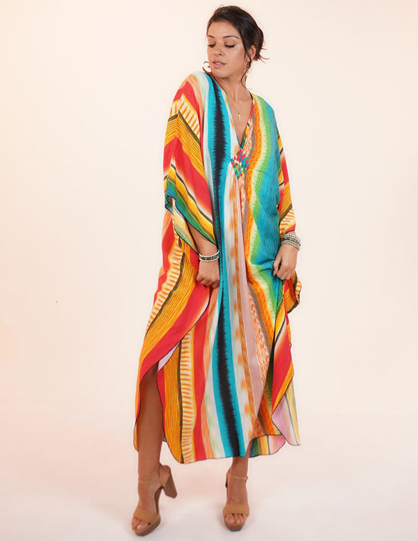 
                  
                    DIAMOND VACAY DRESS- STRIPE MULTI
                  
                