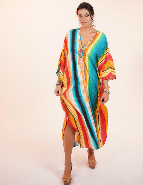 
                  
                    DIAMOND VACAY DRESS- STRIPE MULTI
                  
                