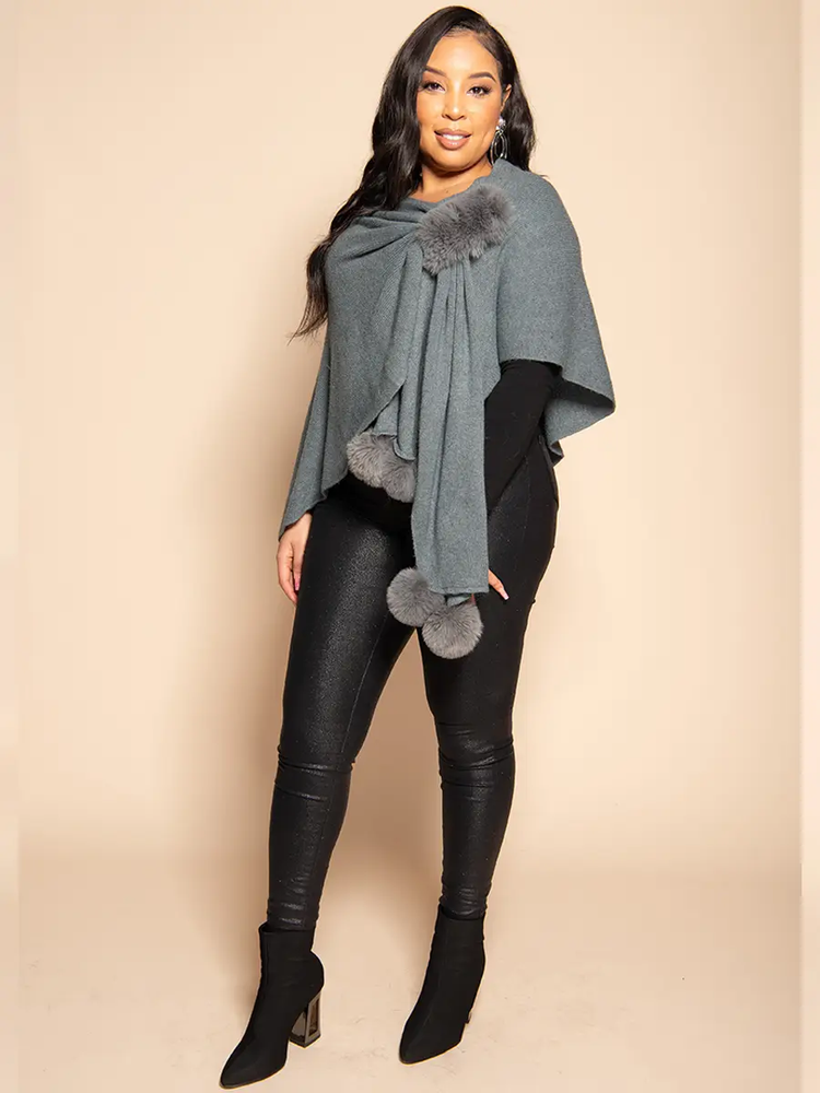 PULL THROUGH WRAP- GRAY