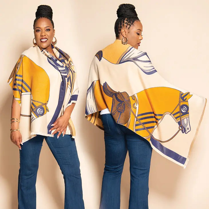 EQUESTRIAN WRAP - YELLOW