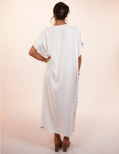 FRIDA KAFTAN- WHITE