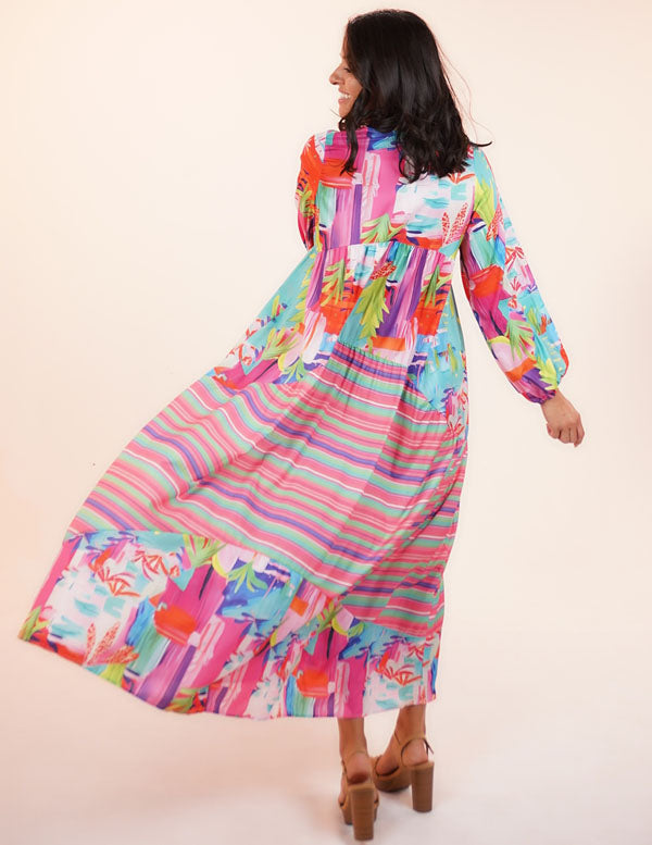 
                  
                    RIO DRESS- PINK MULTI
                  
                