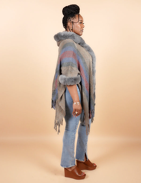 SEDONA RUANA - DENIM