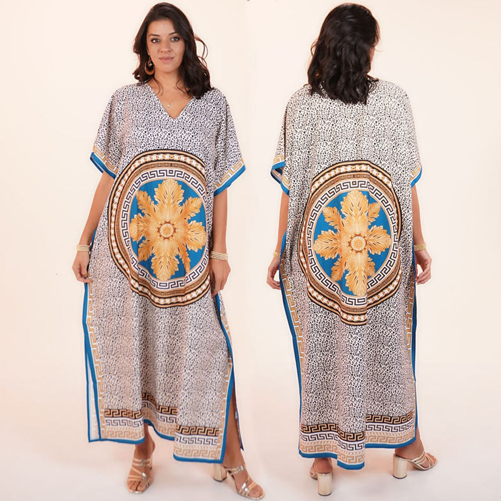 VACAY DRESS- MEDALLION