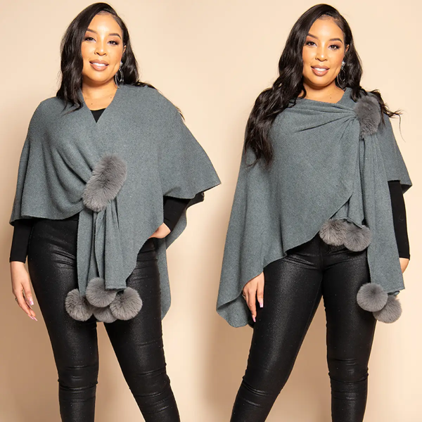 PULL THROUGH WRAP- GRAY