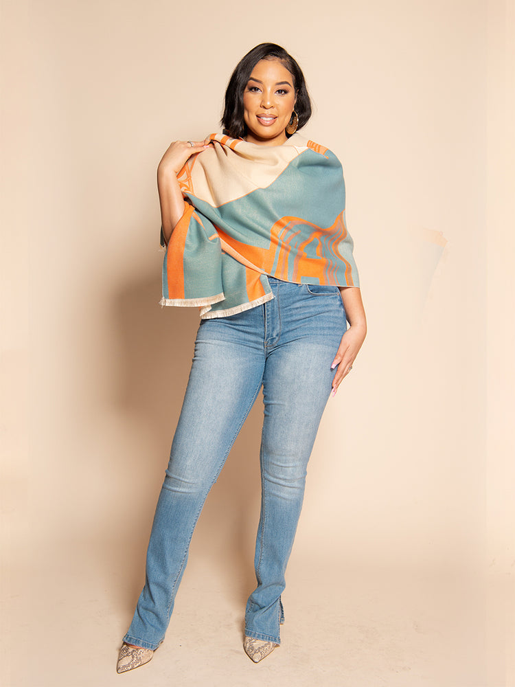 
                  
                    EQUESTRIAN WRAP - BLUE ORANGE
                  
                
