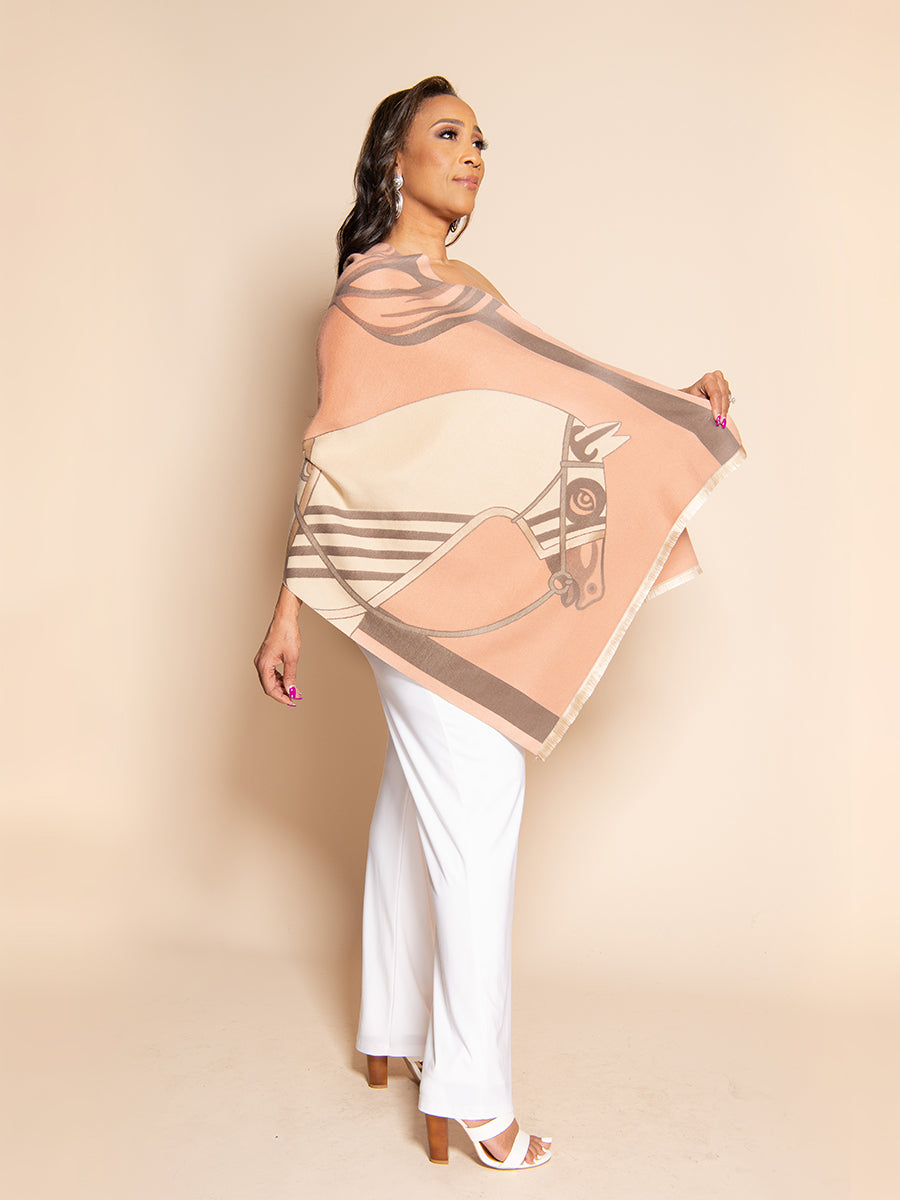 EQUESTRIAN WRAP - PINK